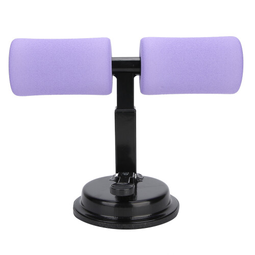 Compact Sit Up Device Dual Pole Abdominal Trainer Non Slip Stable Ergonomic Design Wide Application Space Saving Pink 2