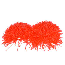 Cheerleading Pom Poms For Color Coordinated Multiple Uses, Great Fundraiser Excitement Lightweight Durable Cheerleader Pom Poms With Soft Stripes