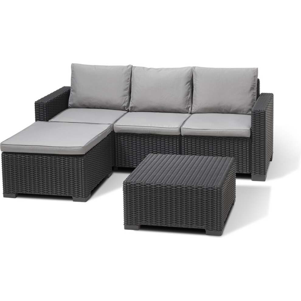 Keter Chaise Longue Mini - Grey Black,Grey