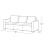 Keter California 3 Seater Sofa - Grey 2