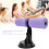 Compact Sit Up Device Dual Pole Abdominal Trainer Non Slip Stable Ergonomic Design Wide Application Space Saving Pink 2