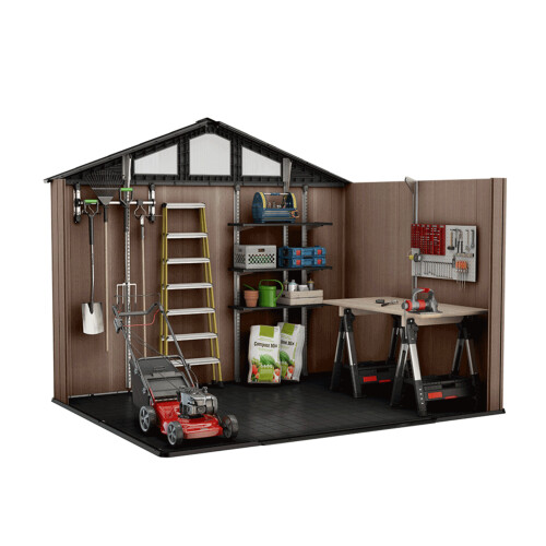 Keter Stronghold 10x8 Shed - Brown 1