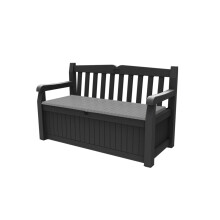 Eden 265L Storage Bench - Dark Grey