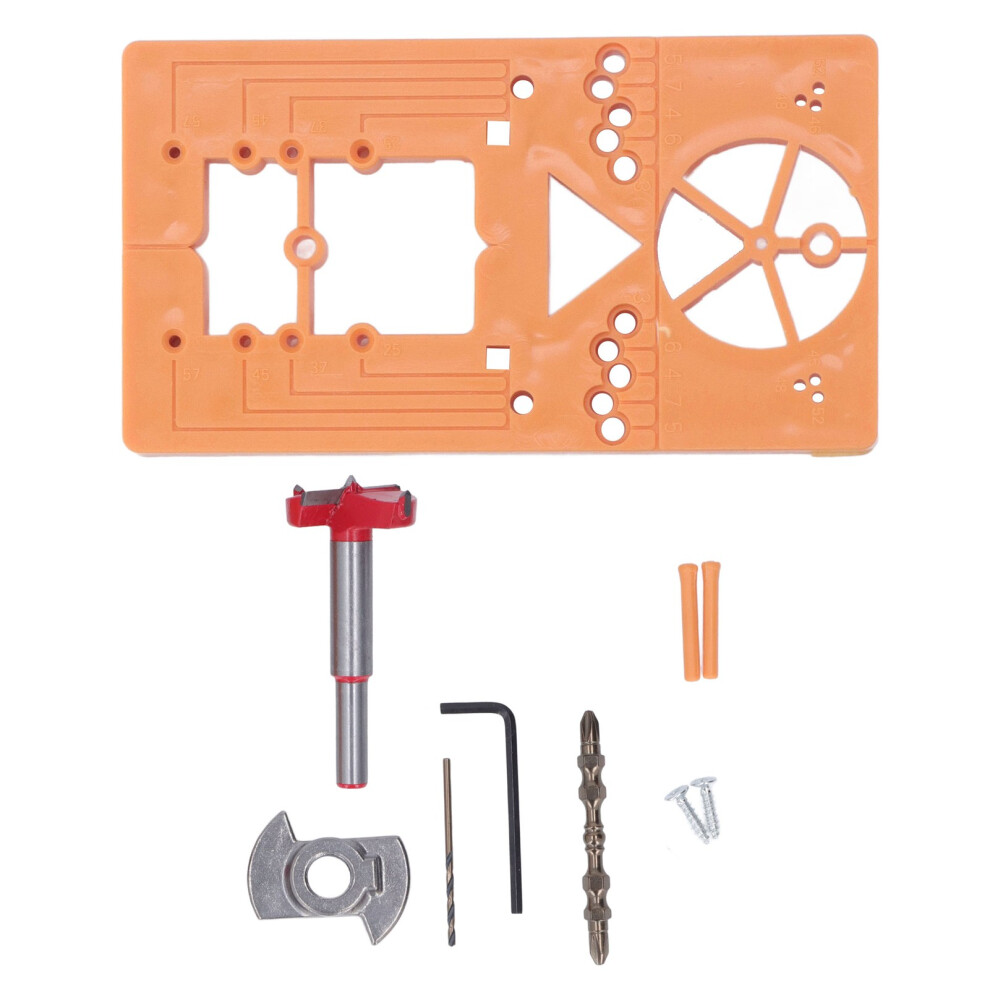 Alloy Steel Plastic Hinge Hole Opener Locator 35Mm For Woodworking 8711389450806