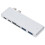 Κόμβος USB C αλουμινίου 6 σε 2 με καθολική συμβατότητα για MacBook Pro 2016-2020, ευέλικτος 8