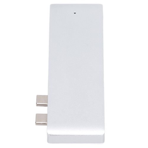 Κόμβος USB C αλουμινίου 6 σε 2 με καθολική συμβατότητα για MacBook Pro 2016-2020, ευέλικτος 1