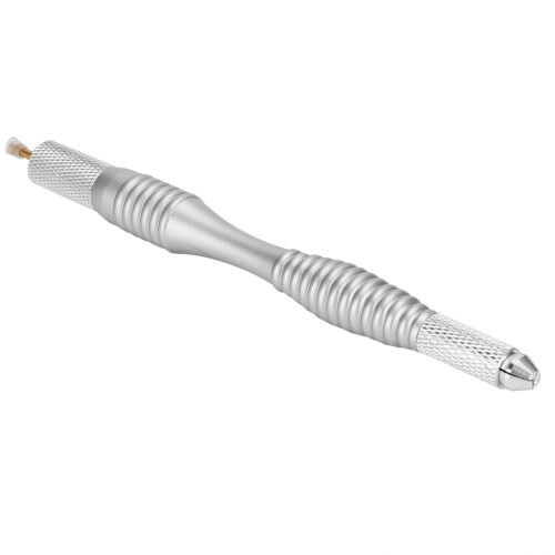 Adjustable Microblading Pen with Secure Locking Mechanism, Durable Non Toxic Metal Handle for Gentle Efficient Eyebrow Lip Procedures 1