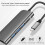Σταθμός σύνδεσης Τύπου C Επέκταση βάσης USB Hub Αναγνώστης καρτών Διεπαφή πολυμέσων 8