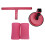 Compact Sit Up Device Dual Pole Abdominal Trainer Non Slip Stable Ergonomic Design Wide Application Space Saving Pink 1