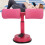 Compact Sit Up Device Dual Pole Abdominal Trainer Non Slip Stable Ergonomic Design Wide Application Space Saving Pink 6