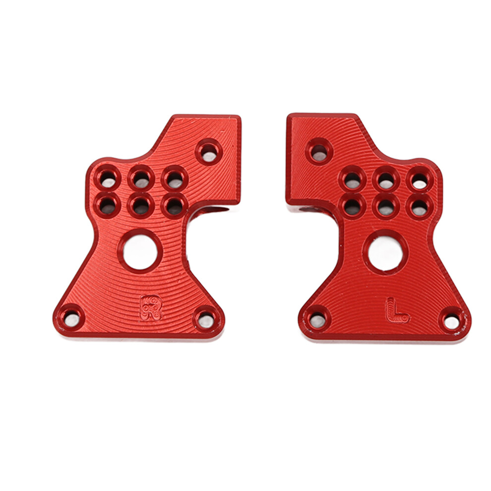 2Pcs Aluminum Alloy Rear Shock Tower For 1/24 Rc Car Axle Scx24 Red 9421383402907