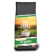 Der-Franz Crema organic Coffee, ground, 1000 g