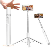 68 Inch Selfie Stick Tripod with Magnetic Bluetooth Remote, 360 Rotation, Auto Open for iPhone/Android