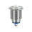 16mm Metal Buzzer Alarm with LED Light, Loud Intermittent Warning Buzzer for Panel Mount 1