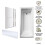 Balterley Square Single Ended 1700x700 Shower Bath Set - Front Panel, Square Bath Screen with Fixed Panel - Chrome 6