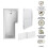 Balterley L Shape 1700x850 Shower Bath Set - Front Panel & Chrome Fixed Return Screen with Towel Rail, Right Hand 4