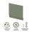Balterley 750mm Bath MDF End Panel & Plinth - Satin Green 3