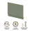 Balterley 800mm Bath MDF End Panel & Plinth - Satin Green 3