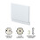 Balterley 750mm Straight Reversible Bath End Panel & Plinth - Satin White 3