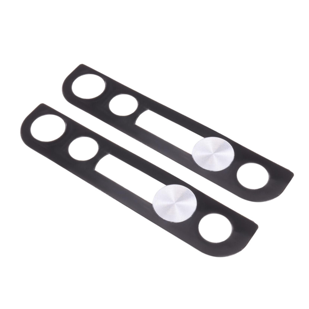 2Pcs Sliding Camera Privacy Cover For Smartphone Lens Protector, Easy Install, Silver 9053599200062