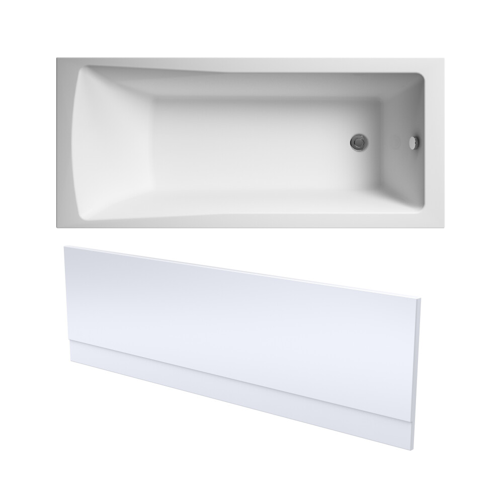 Balterley Square Single Ended 1700X700 With Front Bath Panel & Leg Set