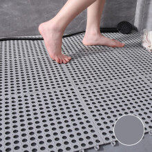 9 Pack Kitchen Floor Mat Anti Fatigue Non Slip Interlocking PVC Bar Mat with Drainage Holes