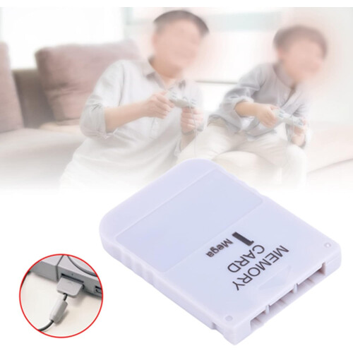 1MB Memory Card for PlayStation 1 Classic Games Secure Game Data Storage 1