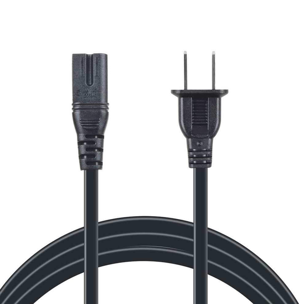 Ac Power Cord For Sony Playstation Ps1 Ps2 And Panasonic, 5Ft Durable Replacement Cable Lead 9455672873321