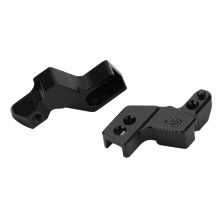 2 pezzi supporti per paraurti anteriore neri 17x11x5mm SCX24