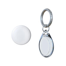 Certified Bluetooth Tracker Tag with Loud Alerts for Keys Wallets Pets Luggage White