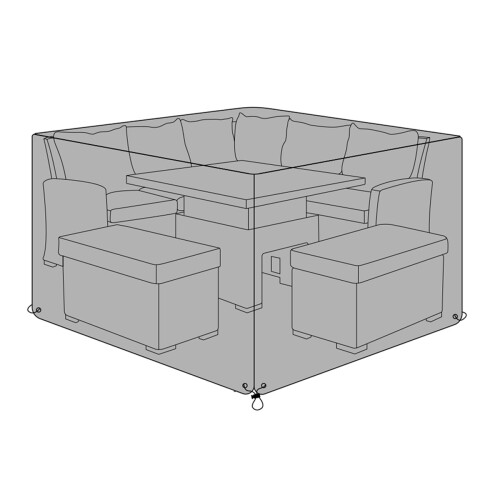 Charles Bentley Charles Bentley Large Rectangular Furniture Cover - Black 2