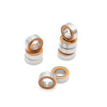 2Pcs SMR74 2RS ABEC 7 Hybrid Ceramic Fishing Reel Bearings 4x7x2.5mm Stainless Steel Durable