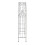 Charles Bentley Charles Bentley Decorative Wrought Iron Arch - Grey & White 6