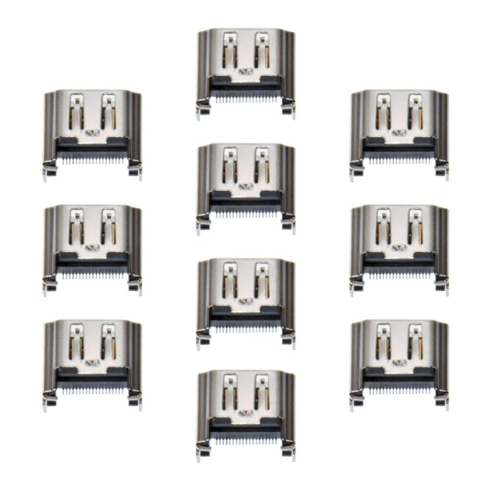 Hdmi Port Replacement 10 Pack For Ps4 For Reliable Signal Restoration And Easy Installation 9455672873659