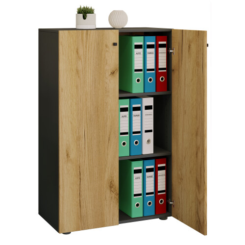 Office cabinet file cabinet Lona 3-fold