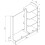 Open walk-in wardrobe LempuM 4