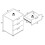 Wooden bedside table drawer Testalo 5