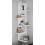 (Matt, Wood) Wooden Wall Rack Corner Shelf Balos XL 2
