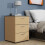 Wooden bedside table drawer Testalo 4