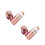 2Stk Ölabsorbierender Gesichtsroller Aus Vulkanstein, Pink Aluminium 5