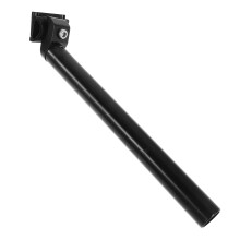 2St Schokdempende Aluminium Zadelpen Zwart Verstelbaar Outdoor