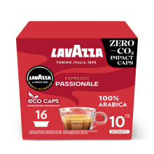 Lavazza, A Modo Mio Espresso Passionale, 256 Coffee Capsules, with Notes of Caramel and Chocolate, 100% Arabica, Intensity 11/13, Dark Roasting,