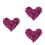 2400Pièces Décorations Vêtements Couture Patchs Sequins Violet Élégant 6