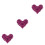 2400Pièces Décorations Vêtements Couture Patchs Sequins Violet Élégant 5