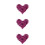 2400Pièces Décorations Vêtements Couture Patchs Sequins Violet Élégant 8