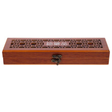 5Pièces Étuis Bois Légers Marron Clair Pour Rangement Harmonicas