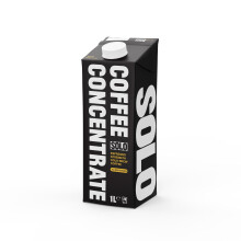 Solo Cold Brew Coffee Concentrate | Espresso Strength | Instant Barista Grade Coffee | Iced Coffee And Espresso Martini Mix | Natural |1L | 20 Double