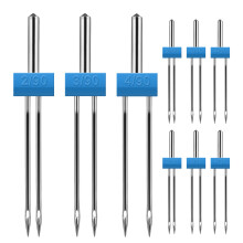 Aiguilles Jumelées 9 Pièces Pour Machine À Réparation Vêtements