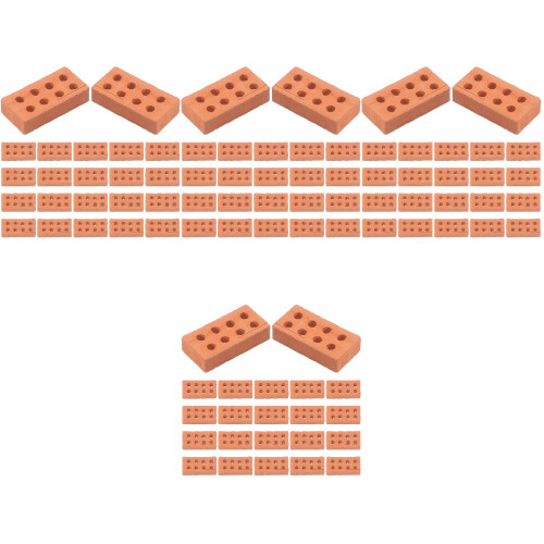 200Pièces Mini Micro Pour Construction Diorama Marron 2