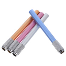 4Pièces Prolongateurs De Crayons Métal Colorés Pour Bureau École